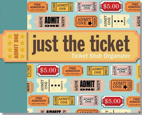 Just Ticket Stub Organizer Kindle Editon