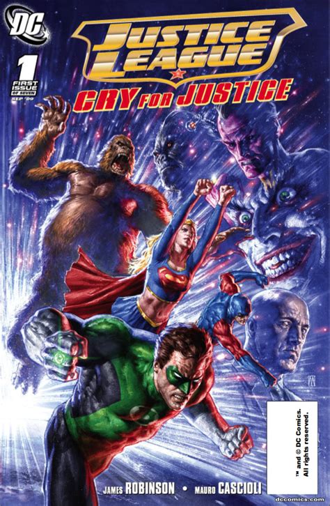 Justice League Cry for Justice 2009-5 Reader