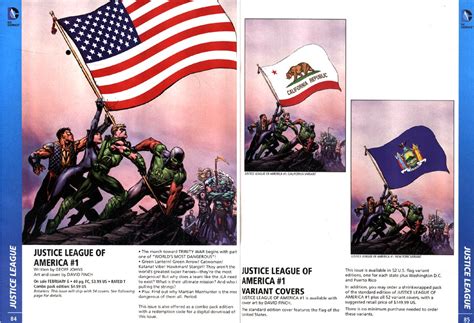 Justice League of America 1 Nebraska Flag Variant Cover Epub