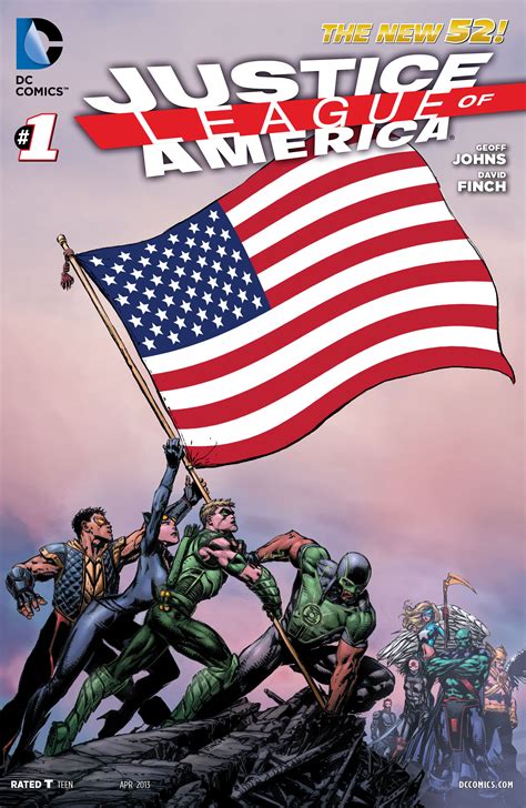 Justice League of America 1 Washington Flag Variant Cover Kindle Editon