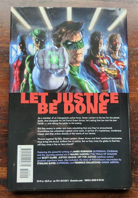 Justice League of America Cry for Justice Hardcover Epub