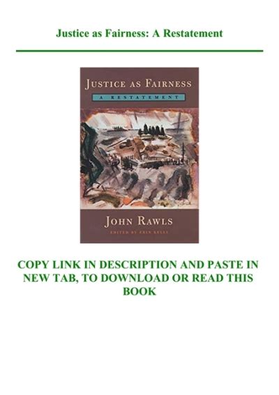 Justice.as.Fairness.A.Restatement Ebook Doc