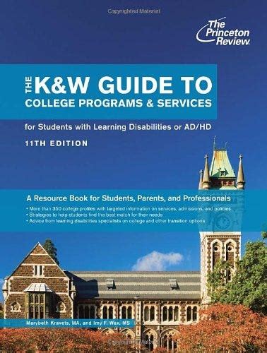 K and W Guide to College Programs and Services Doc