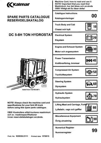 KALMAR FORKLIFT MANUAL ECD70 6 Ebook Reader