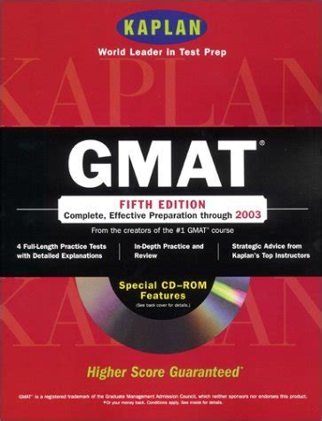 KAPLAN GMAT 2000-2001 WITH CD-ROM Kaplan GMAT Premier Program w CD Doc