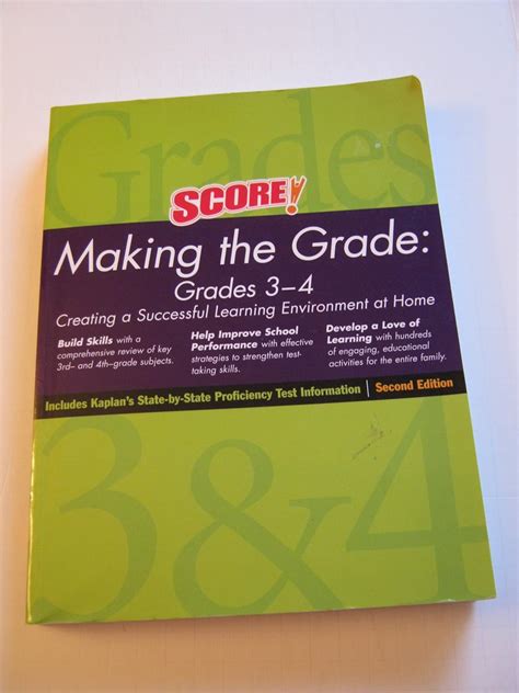 KAPLAN MAKING THE GRADE GRADES 3-4 SECOND EDITION Score Making the Grade PDF