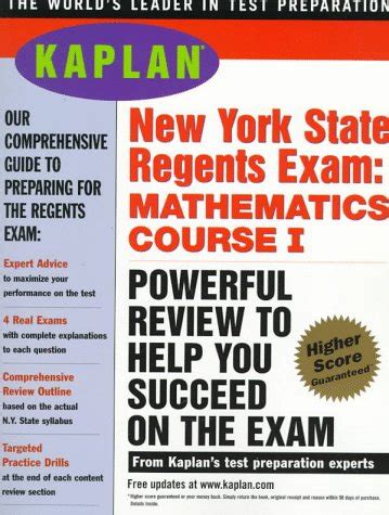 KAPLAN NEW YORK STATE REGENTS EXAM MATH COURSE II PDF