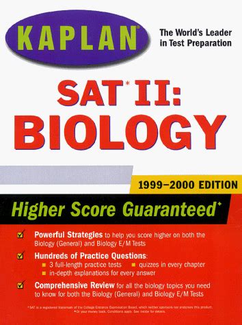 KAPLAN SAT II BIOLOGY 1999-2000 Annual Doc