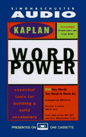 KAPLAN WORD POWER ESSENTIAL TOOLS FOR BUILDING A Vocabulary Building for Success Doc