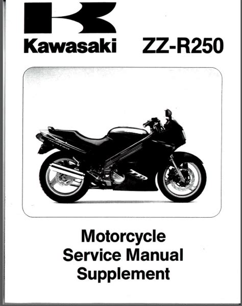 KAWASAKI ZZR 250 SERVICE MANUAL PDF DOWNLOAD Ebook Doc