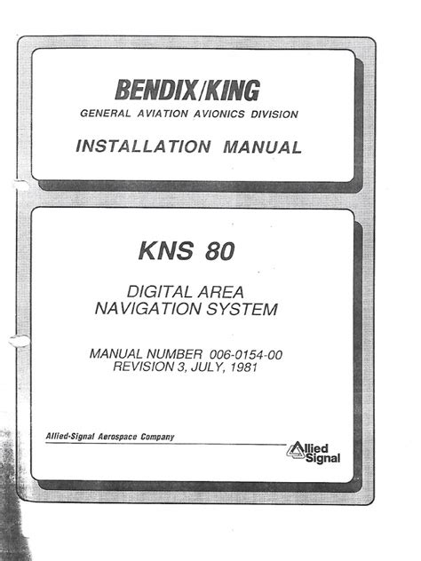 KING KNS 80 MANUAL Ebook Epub