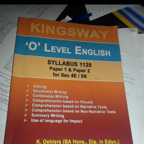 KINGSWAY SECONDARY 3 ENGLISH ANSWER KEY Ebook PDF