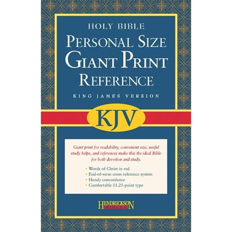 KJV Classic End-Of-Verse Reference Bible Personal Size Giant Print Bonded Leather Burgundy Indexed Red Letter Edition PDF