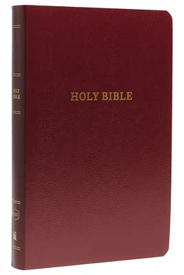 KJV Gift Bible Imitation Leather Navy Orange Red Letter Edition Classic Reader