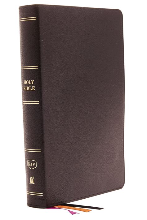 KJV Minister s Bible Genuine Leather Black Comfort Print Doc