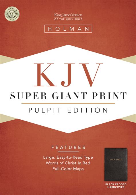 KJV Pulpit Bible (Black Padded Hardcover) Kindle Editon