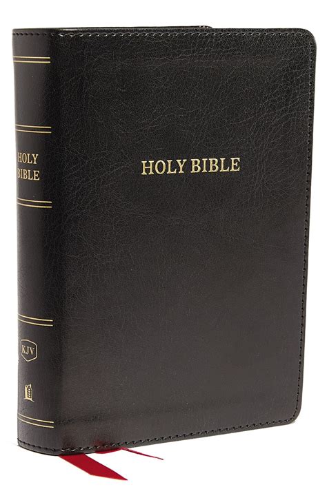 KJV Reference Bible Compact Large Print Leathersoft Black Red Letter Edition Comfort Print Kindle Editon