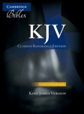 KJV Single Column Black Calf Split Reference  KJ483 X Reader