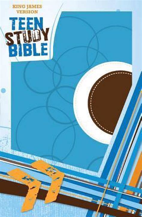 KJV Teen Study Bible Leathersoft Blue Brown Doc