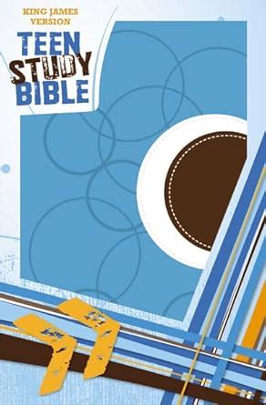 KJV Teen Study Bible Leathersoft Blue Brown Doc