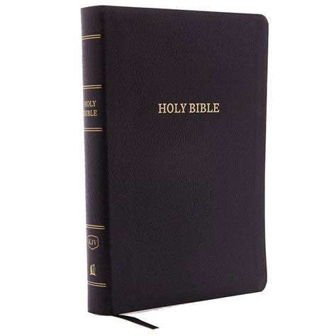 KJV The Open Bible Bonded Leather Black Indexed Doc