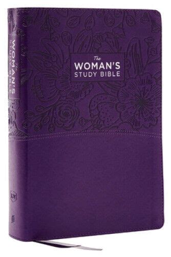 KJV The Woman s Study Bible Leathersoft Purple Cream Signature Kindle Editon