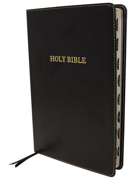 KJV Thinline Bible Large Print Leathersoft Black Indexed Red Letter Edition Comfort Print Epub