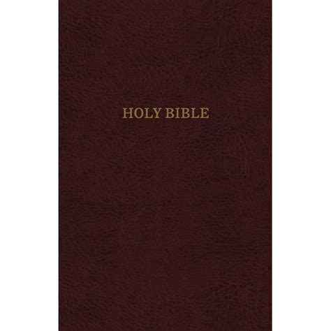 KJV Thinline Reference Bible Bonded Leather Burgundy Red Letter Edition Comfort Print Epub