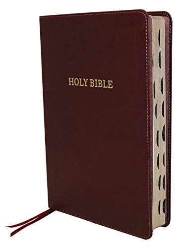 KJV Thinline Reference Bible Leather-Look Burgundy Red Letter Edition Comfort Print PDF