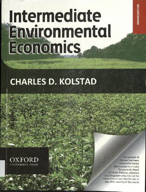 KOLSTAD INTERMEDIATE ENVIRONMENTAL ECONOMICS SOLUTIONS Ebook Doc