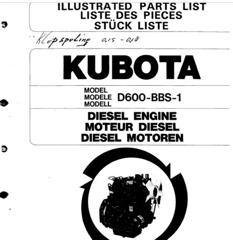 KUBOTA D600 ENGINE MANUAL Ebook Reader