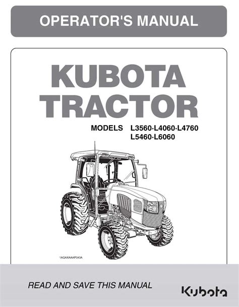 KUBOTA OWNERS MANUAL FREE DOWNLOAD Ebook PDF