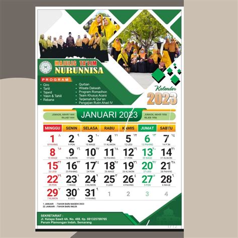 Kalender Dinding: