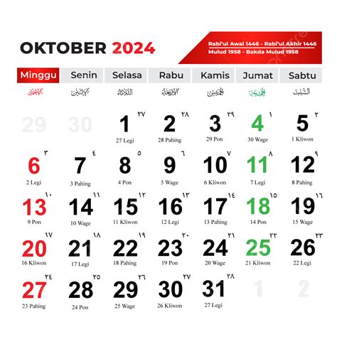 Kalender Jawa Oktober 2024: Panduan Lengkap untuk Bulan Purnomo dan Ritual Penting