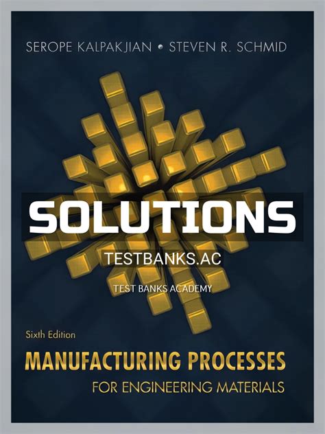 Kalpakjian Solution Manual PDF