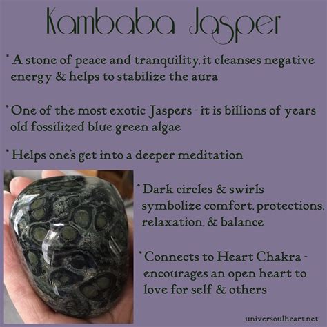 Kambaba Jasper Meaning: A Stone of Peace, Tranquility, and Healing