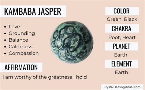 Kambaba Jasper Metaphysical Properties: Unveiling the Power of the Green Ocean