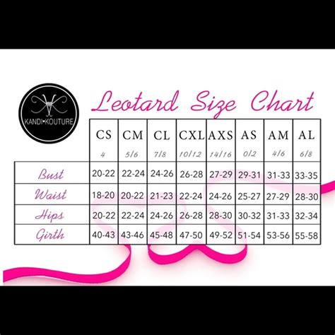 Kandi Kouture Size Chart