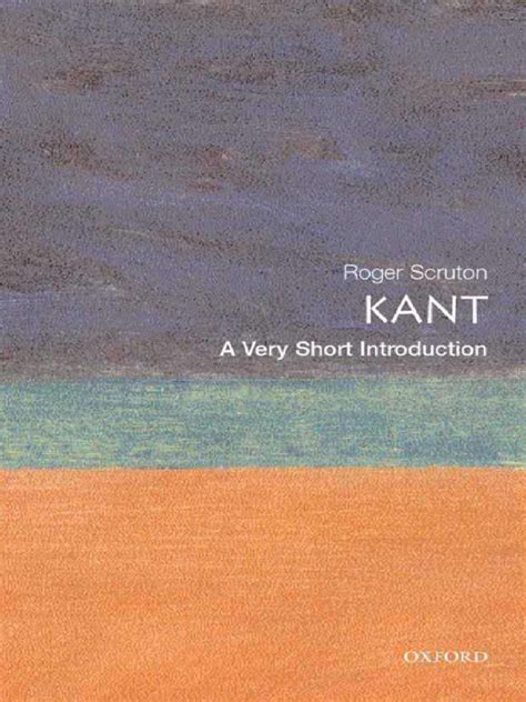 Kant A Very Short Introduction PDF