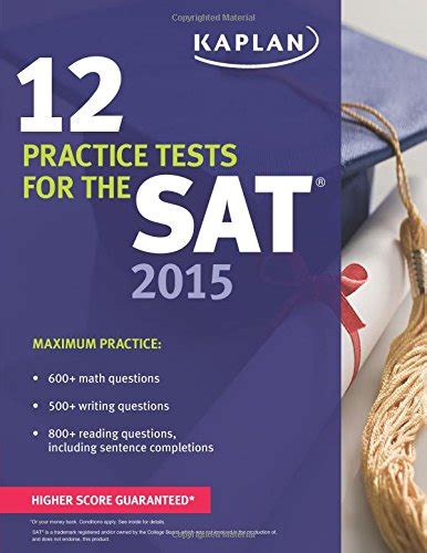 Kaplan 12 Practice Tests for the SAT 2015 Kaplan Test Prep Kindle Editon