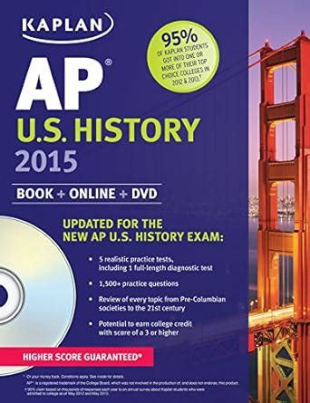 Kaplan AP US History 2015 Book Online DVD Kaplan Test Prep