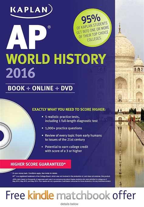 Kaplan AP US History 2016 Book DVD Kaplan Test Prep Kindle Editon