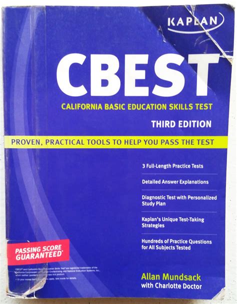 Kaplan CBEST California Basic Education Skills Test Reader