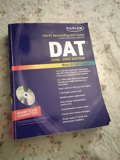 Kaplan DAT 2008-2009 Edition with CD-ROM KAPLAN DAT DENTAL ADMISSION TEST PDF