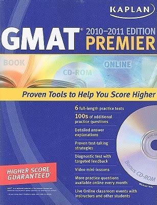 Kaplan GMAT 2011 Premier with CD-ROM text only by Kaplan PDF