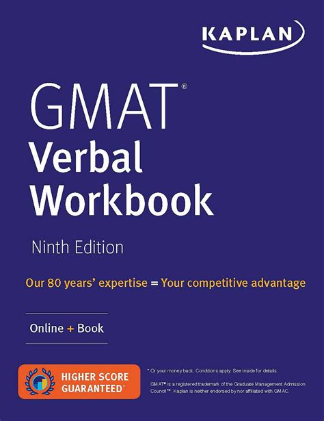 Kaplan GMAT Verbal Workbook Kaplan Test Prep Kindle Editon