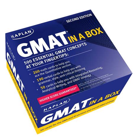 Kaplan GMAT in a Box text only Crds edition by Kaplan Epub