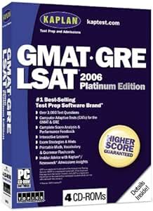 Kaplan Gmat gre lsat Platinum Edition 2006 Reader