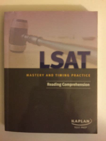 Kaplan LSAT Mastery Homework PDF