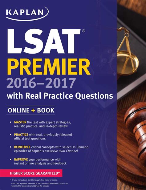 Kaplan LSAT Premier 2016-2017 with Real Practice Questions Book Online Kaplan Test Prep Epub